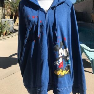 Disney zip up hoodie